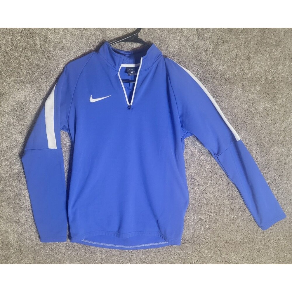 Nike Women's Blue Long Sleeve Pullover Size Small